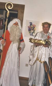 Nikolaus und Engel
